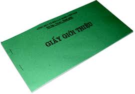 Giấy giới thiệu dày